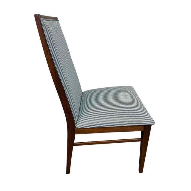 Mid-Century Modern Dillingham Walnut Dining Chairs - Set of 4 For Sale In Philadelphia - Image 6 of 8