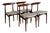 Danish Teak Dining Chairs, 1960s, Set of 4 For Sale