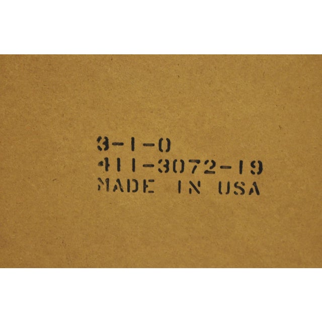 Vintage Broyhill Usa Colonial Style Pine Wood Washstand Side Table Cabinet For Sale - Image 10 of 16