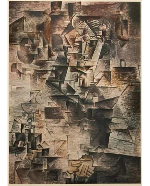 1960s After Pablo Picasso "Portrait of Daniel-Henry Kahnweiler", Vintage Period Cubist Print