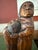 Brown Mid 20th Century Bolivian Wood Sculpture Mother and Child by Guillermo Arias Flores Arias For Sale - Image 8 of 10