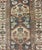 Ivory Long Persian Kurdish Runner With Medallion Design in Charcoal, Ivory and Red For Sale - Image 8 of 14