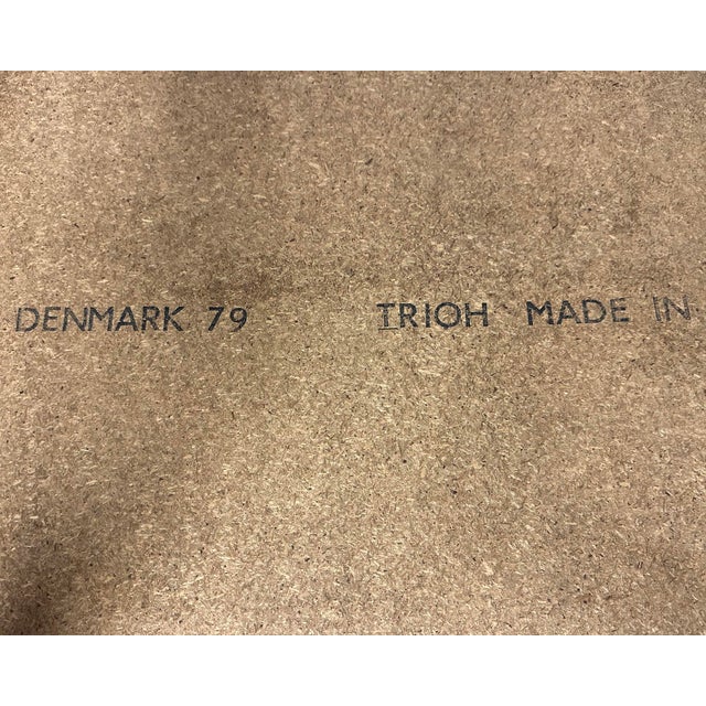 Brown Tile Top Coffee or Side Table by Trioh Denmark For Sale - Image 8 of 8