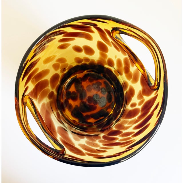 1950s 1950s Christian Dior Empoli Tortoise Glass Bottle Chiller For Sale - Image 5 of 16