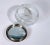 Art Deco 1930s English Sterling Enamel Guilloche Powder Jar For Sale - Image 3 of 9