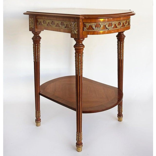 1990s 1990s Italian Inlaid Side Tables With Bronze Mounts by Marconi Arte, Pair For Sale - Image 5 of 18