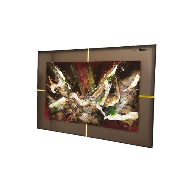 Stephen Kaye Signed Abstract Expressionism Contemporary Mixed Media 347/950 For Sale - Image 4 of 12