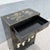 Vintage Chinese Black Lacquered Hand Painted Cabinet For Sale - Image 4 of 11