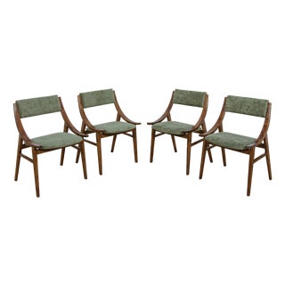 Ski Jumper Chairs by Juliusz Kędziorek for Zamojska, Poland, 1970s, Set of 4 For Sale