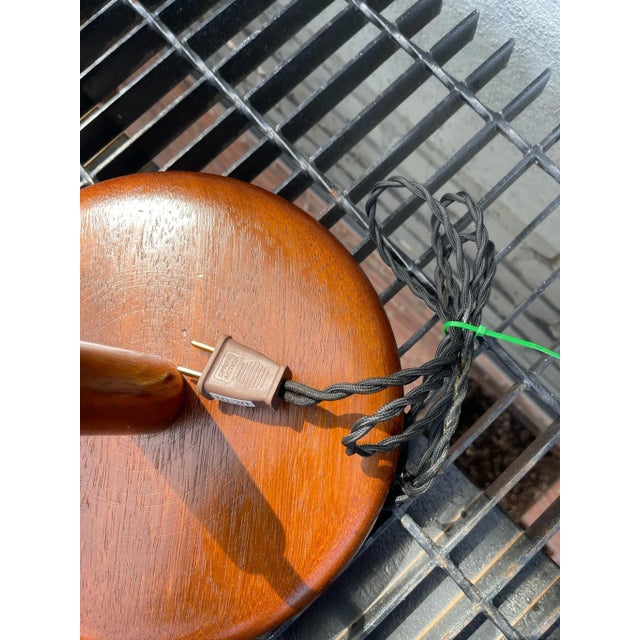 Danish Mid Century Teak Floor Lamp 1970s For Sale - Image 11 of 12