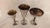 Mid-Century Modern 1960s Silverplate Stemware Set- 3 Pieces For Sale - Image 3 of 10