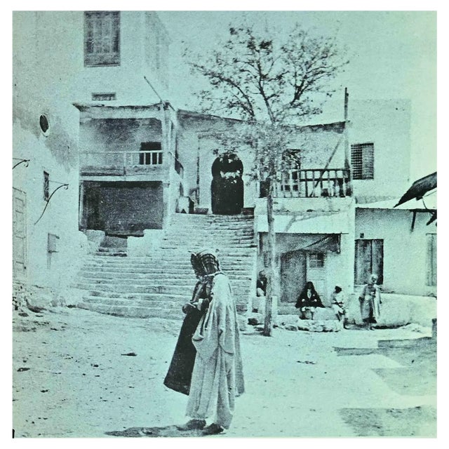 Bettino Craxi, Tunisian View, Original Photolithograph, 1990s For Sale