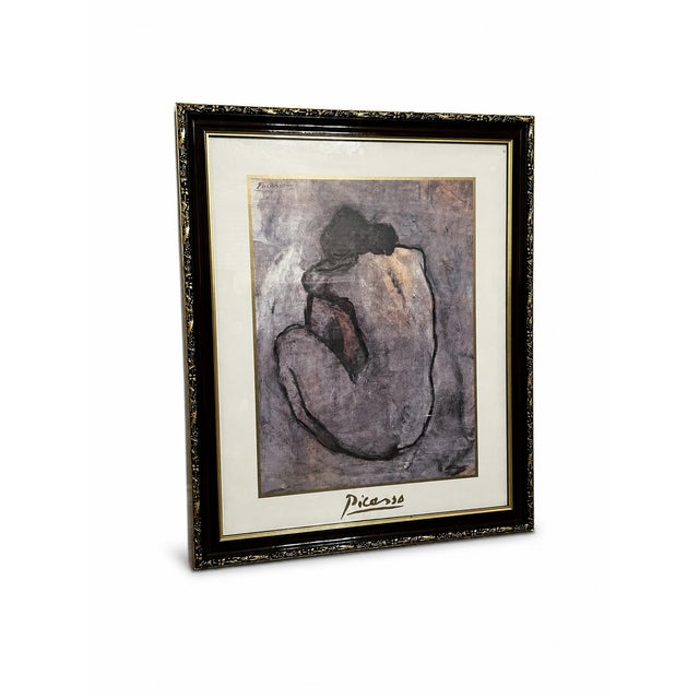 1900 - 1909 Framed Reproduction of Pablo Picasso’s “Blue Nude” For Sale - Image 5 of 9