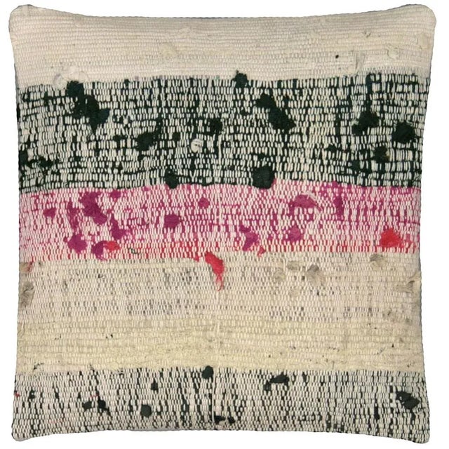 Art Deco 1960s Turkish Hemp Pillow For Sale - Image 3 of 3