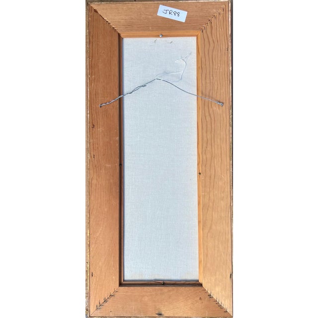 Paint Pierre Henry, French Surrealism Oil Painting Pierre Henry Surrealist Color Flowers in Vase, 1966 For Sale - Image 7 of 12