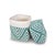 Beautiful hand beaded accessory box made from woven bamboo and intricately covered with geometric triangle patterns. Very...