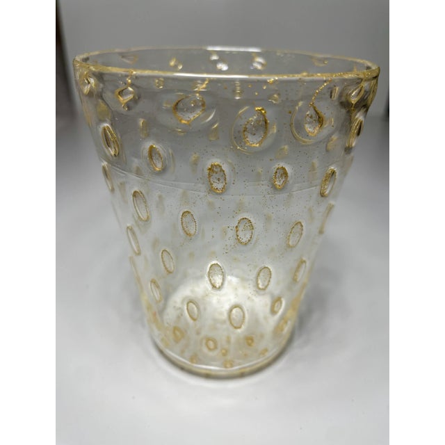 Striulli Verte D’Arte Murano Glasses Set Signed - Set of 6 For Sale In New York - Image 6 of 7