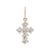 Stones: diamond, 6 round brilliant cut 2 mm .18ctw GH color/ VS1-2 clarity Length: .75 in. Width: .25 in. Weight: .5 dwts....