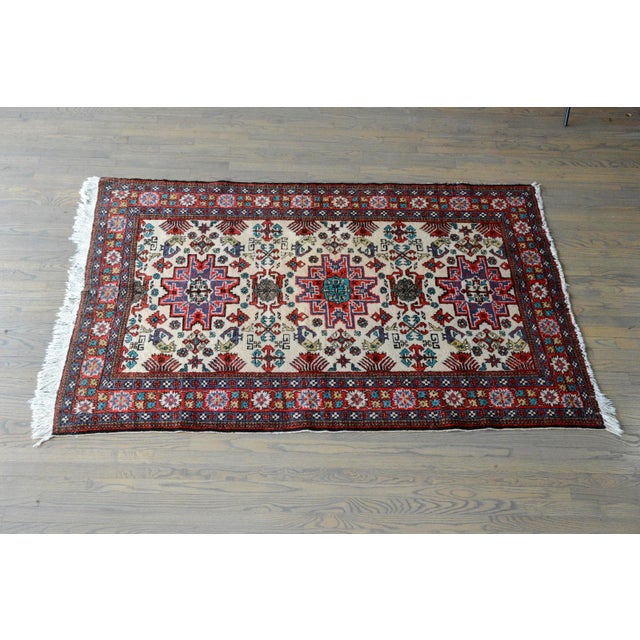 Vintage Ardabil Rug For Sale - Image 10 of 11