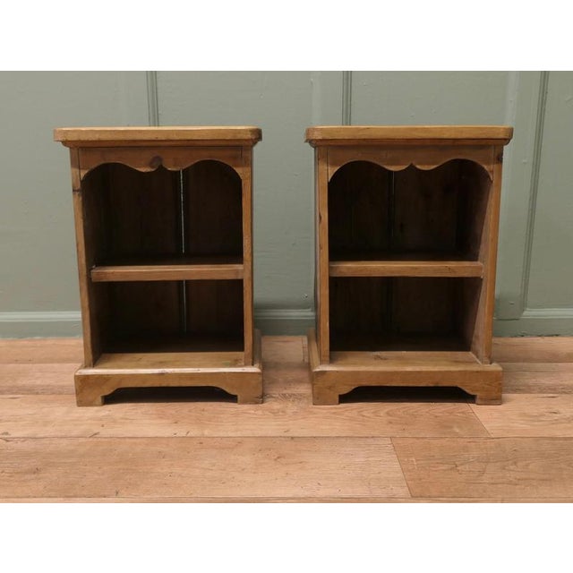 Small Pine Bedside Cabinets, 1960, Set of 2 For Sale - Image 4 of 6