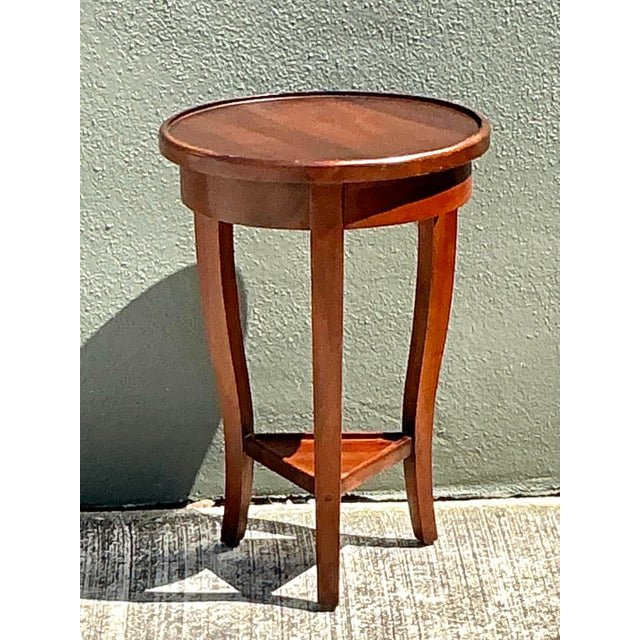Vintage Sarreid Mahogany Drinks Table For Sale - Image 12 of 12
