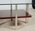 Bernhardt Mid 20th Century Pair of Bernhardt Contemporary Glass & Brushed Aluminum End Tables For Sale - Image 4 of 9