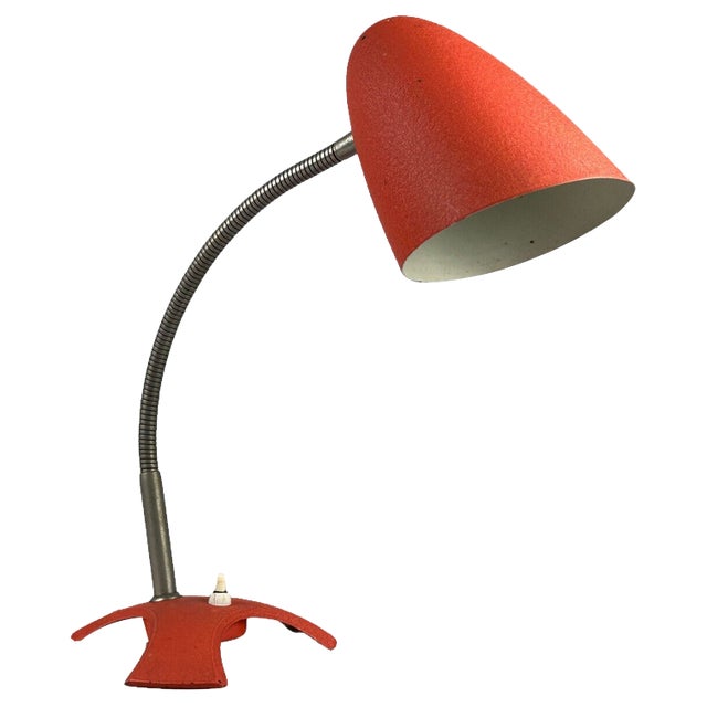 Space Age Table Lamp in Metal For Sale