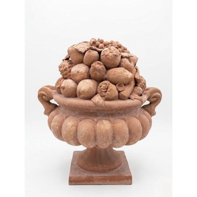 Italian A Pair of Vintage Italian Terracotta Fruit Baskets For Sale - Image 3 of 12