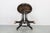 Adjustable Bentwood Stool with Leather Seat from Thonet, Czechoslovakia, 1930s For Sale - Image 10 of 12
