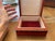 1960s Hand-Carved Polish Folk Art Red Linden Wood Jewelry Keepsake Box by Ziomek For Sale - Image 4 of 4