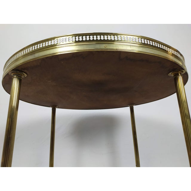 Coffee Table in Brass and Black Glass, 1970s For Sale - Image 15 of 16