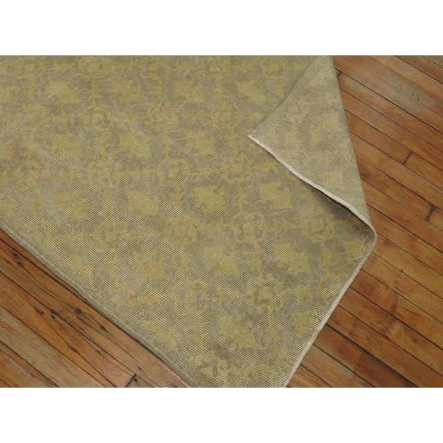 Gray Vintage Turkish Konya Runner For Sale - Image 4 of 6