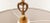 Mid-Century Modern Orange Fabric Suspension Light with Gold Silk Cord For Sale - Image 3 of 10