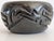 1980s Santa Clara Pueblo Blackware Avanyu Pottery Pot Signed Billy Cain For Sale - Image 4 of 7