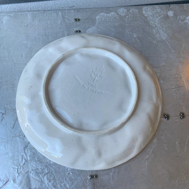 Ceramic Late 20th Century 3D Lemon Pottery Plate From Portugal For Sale - Image 7 of 9