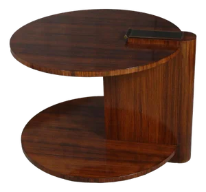 Art Deco Ebony Side Table