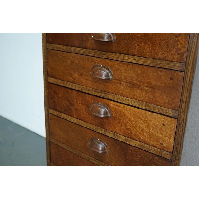 German Oak Apothecary Cabinet, Mid-20th Century For Sale - Image 13 of 17