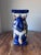 Vintage Elephant Indoor or Outdoor Cobal Blue Planter Trunk up 11” width, 4.5” depth and 9 7/8” height Chip seen in the...