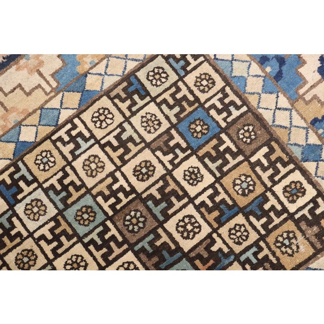 Mid 19th Century Geometric Chinese Rug For Sale - Image 4 of 18