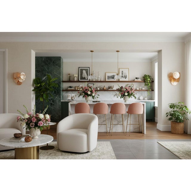 Vistosi Style Amber Alabaster Glass Wall Sconces - a Pair For Sale In Los Angeles - Image 6 of 6