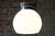 1930s Bauhaus Ceiling Lamp in Chrome-Plated Steel and Opal Glass, Czech, 1930s For Sale - Image 5 of 6