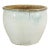 Large Mid-20th Century Chinese Crackle-Glazed Ceramic Planter in Soft White For Sale