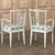 Set of 6 Antique Swedish Gustavian Painted Dining Chairs Includes 2 Armchairs For Sale - Image 16 of 18
