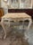 The Vintage Italian Carved and Painted Game Table is a unique and stylish piece of furniture. Featuring nice carving and...