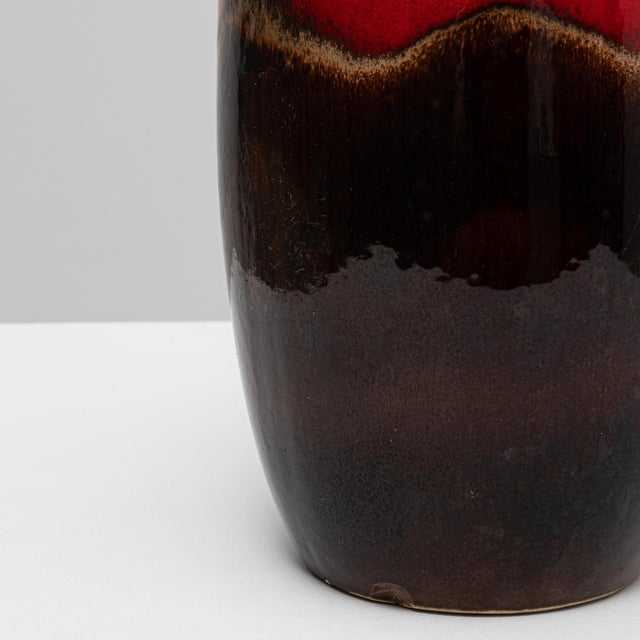 20th Century German 'W. Germany' Ceramic Vase For Sale - Image 13 of 18