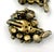1940s SIgned Kramer Colorful Rhinestone and Pearl Teardrop Clip Earrings - 2 Pieces For Sale In New York - Image 6 of 6