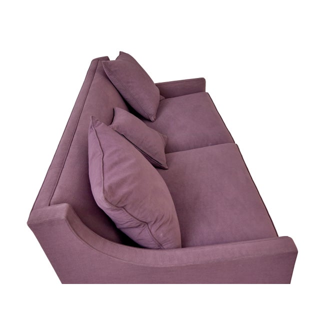 Modern Sofa in Purple Fabric, 2005 For Sale - Image 6 of 9