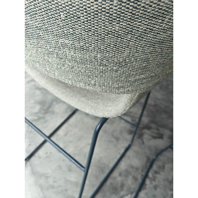 Blue Pair of Bludot of Racer Counter Stools in Marine Tait For Sale - Image 8 of 10