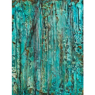 "Feeling That Way" Contemporary Abstract Mixed-Media Painting by Shelly Cook For Sale