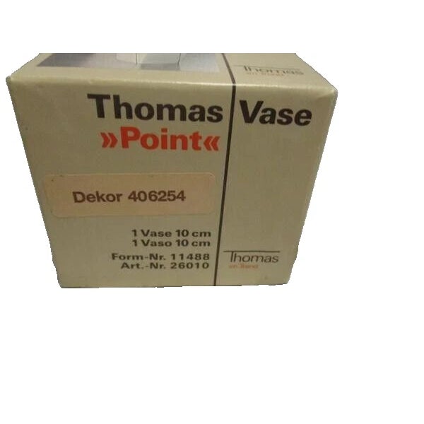 Crafted with precision, this 1970s Thomas Porcelain Flower Vase is a testament to the enduring elegance of German...